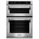 Horno de Convección Empotrable Eléctrico Combo 30 Pulgadas KitchenAid Acero Inoxidable KOCE500ESS