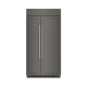 Refrigerador Side-by-Side 42" KitchenAid 25.5 pies³ con puertas listas para panel KBSN702MPA
