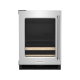 Centro de Bebidas Izquierdo 24" KitchenAid 5 pies³ con Control Dual de Temperatura KUBL214KSB