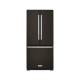 Refrigerador French Door 20 pies³ KitchenAid Acero Inoxidable Negro 7MKRFF300EBS