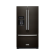 Refrigerador French Door 27 pies³ KitchenAid Dispensador Exterior, Acero Inoxidable Negro KRFF577KBS