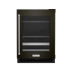 Centro de Bebidas Empotrable 24" KitchenAid Dos Zonas de Temperatura, Acero Negro KUBR314KBS