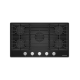 Parrilla de Gas Empotrable 36" KitchenAid de Vidrio Negro con 5 Quemadores KCGG536PBL