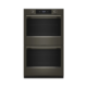 Horno Doble Eléctrico 30" Empotrable Acero Inoxidable Negro con Air Fry KOED730SBE KitchenAid